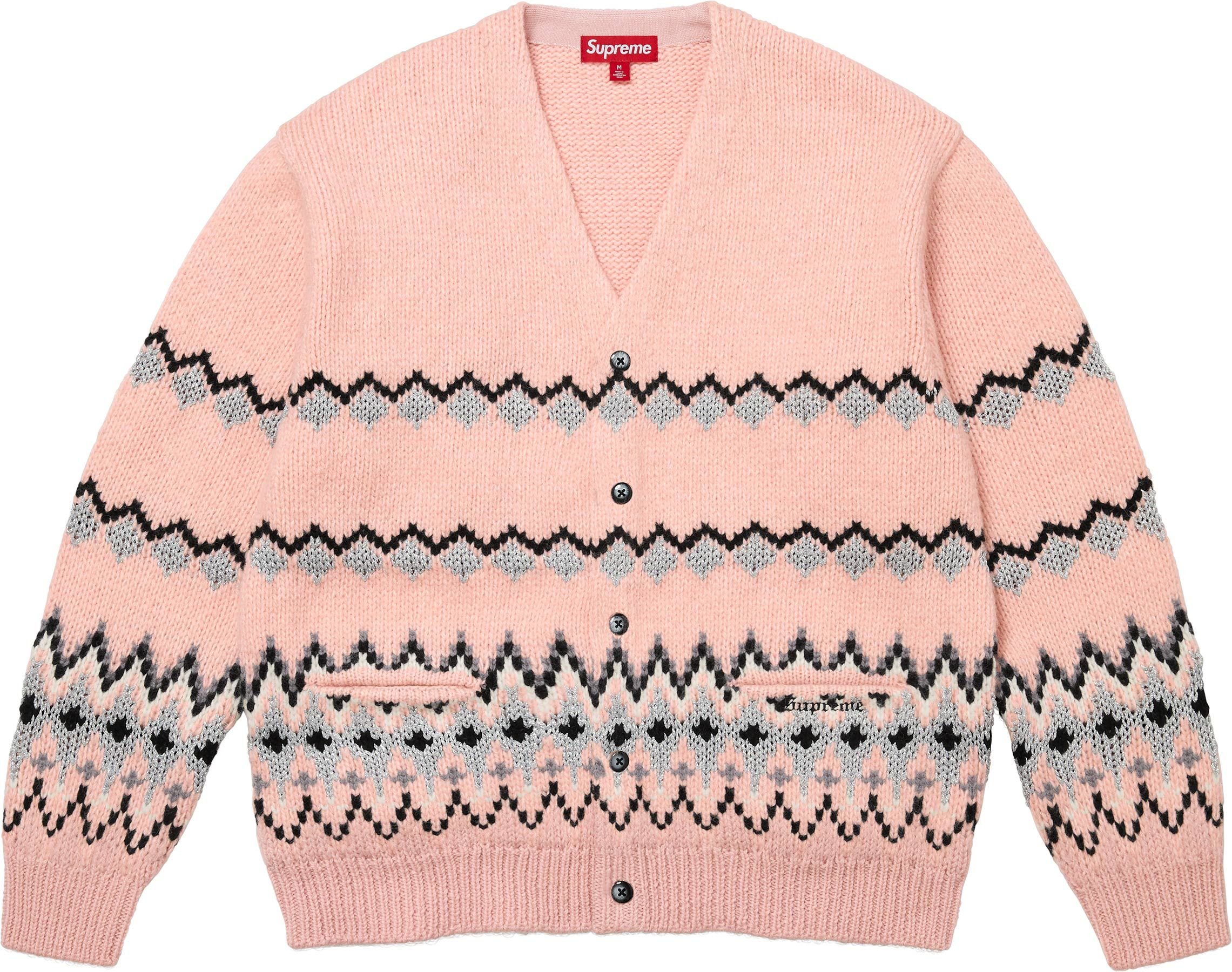 Metallic Fair Isle Cardigan view 3